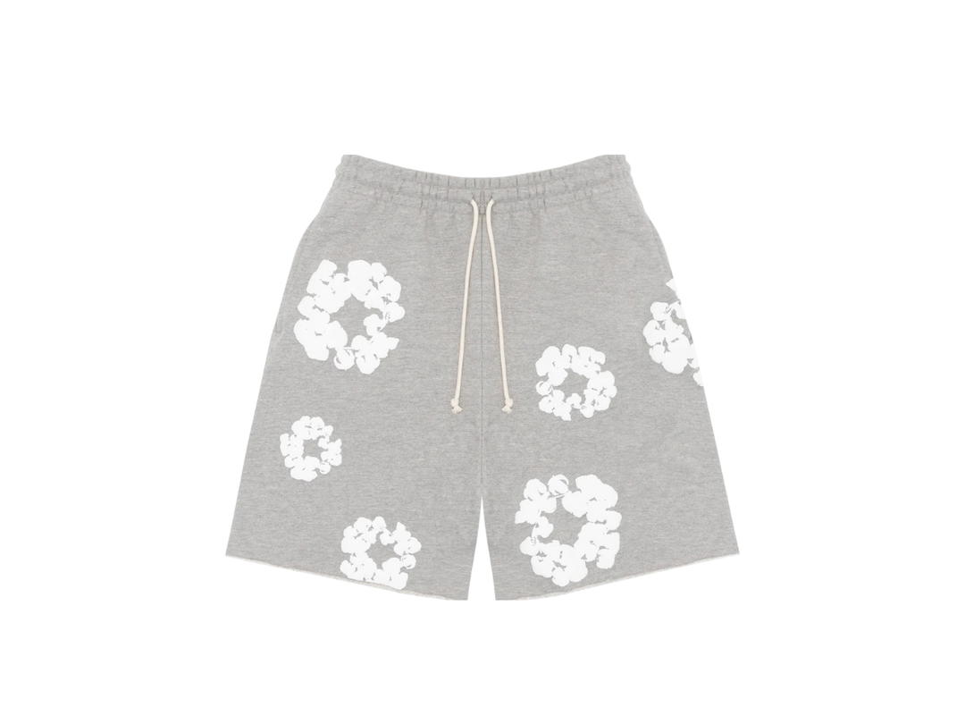 Denim Tears Denim Tears The Cotton Wreath Shorts Grey