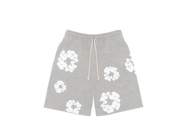 Denim Tears Denim Tears The Cotton Wreath Shorts Grey - view 1