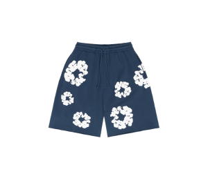Buy Denim Tears The Cotton Wreath Shorts Navy at Sasom – Authentic and Ready to Ship