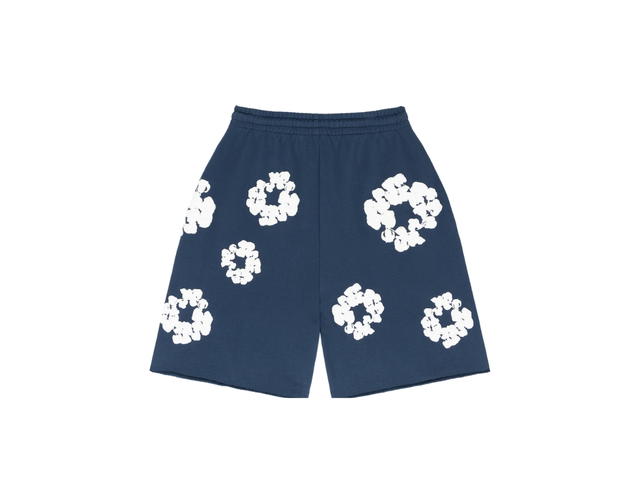 Denim Tears Denim Tears The Cotton Wreath Shorts Navy - view 2