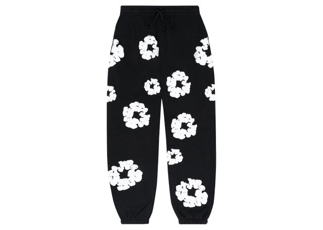 Denim Tears Denim Tears The Cotton Wreath Sweatpants Black - view 1
