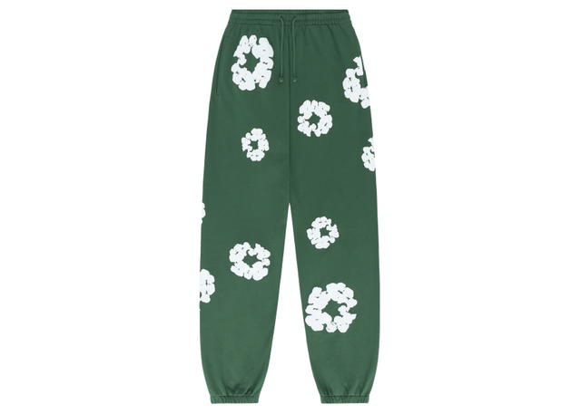 Denim Tears Denim Tears The Cotton Wreath Sweatpants Green - view 1