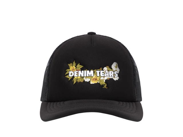 Denim Tears Denim Tears Trucker Hat Black - view 1