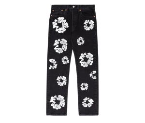 Buy Denim Tears x Levi's The Cotton Wreath Jean Black at Sasom – Authentic and Ready to Ship