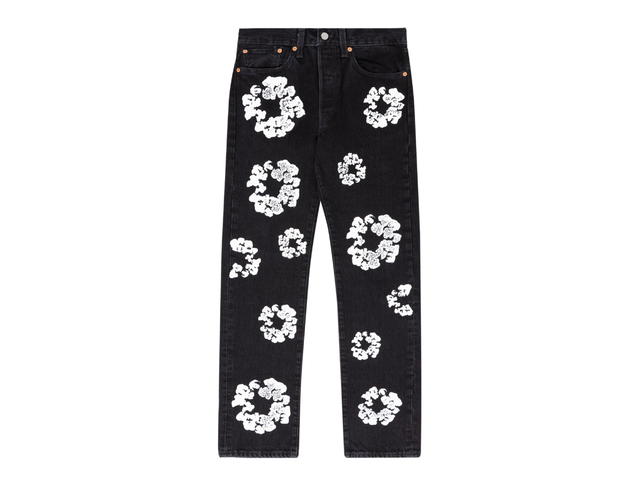 Denim Tears Denim Tears x Levi's The Cotton Wreath Jean Black - view 1