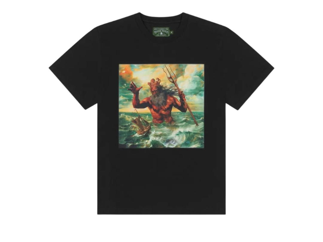 Denim Tears Denim Tears Poseidons Revenge Tee Black