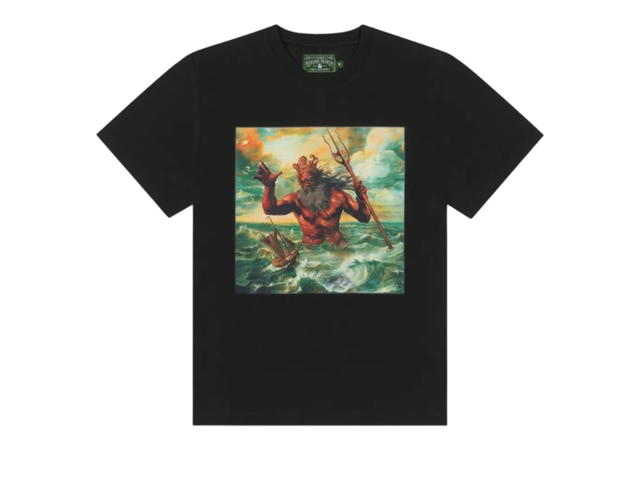 Denim Tears Denim Tears Poseidons Revenge Tee Black - view 1
