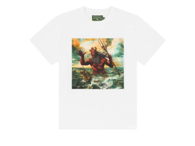 Denim Tears Denim Tears Poseidons Revenge Tee White - view 1