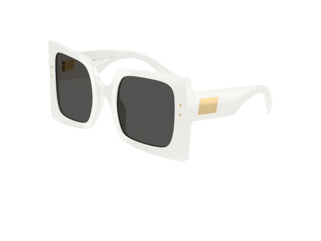 Dolce & Gabbana Dolce & Gabbana Square Acetate Sunglasses White