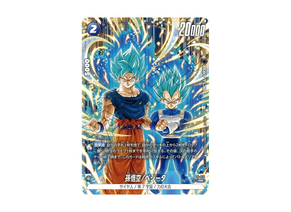 Dragon Ball Dragon Ball Son Goku/Vegeta PR [FP-075] Promotional Crad "2nd COMPLETE CARD COLLECTION" (JP)