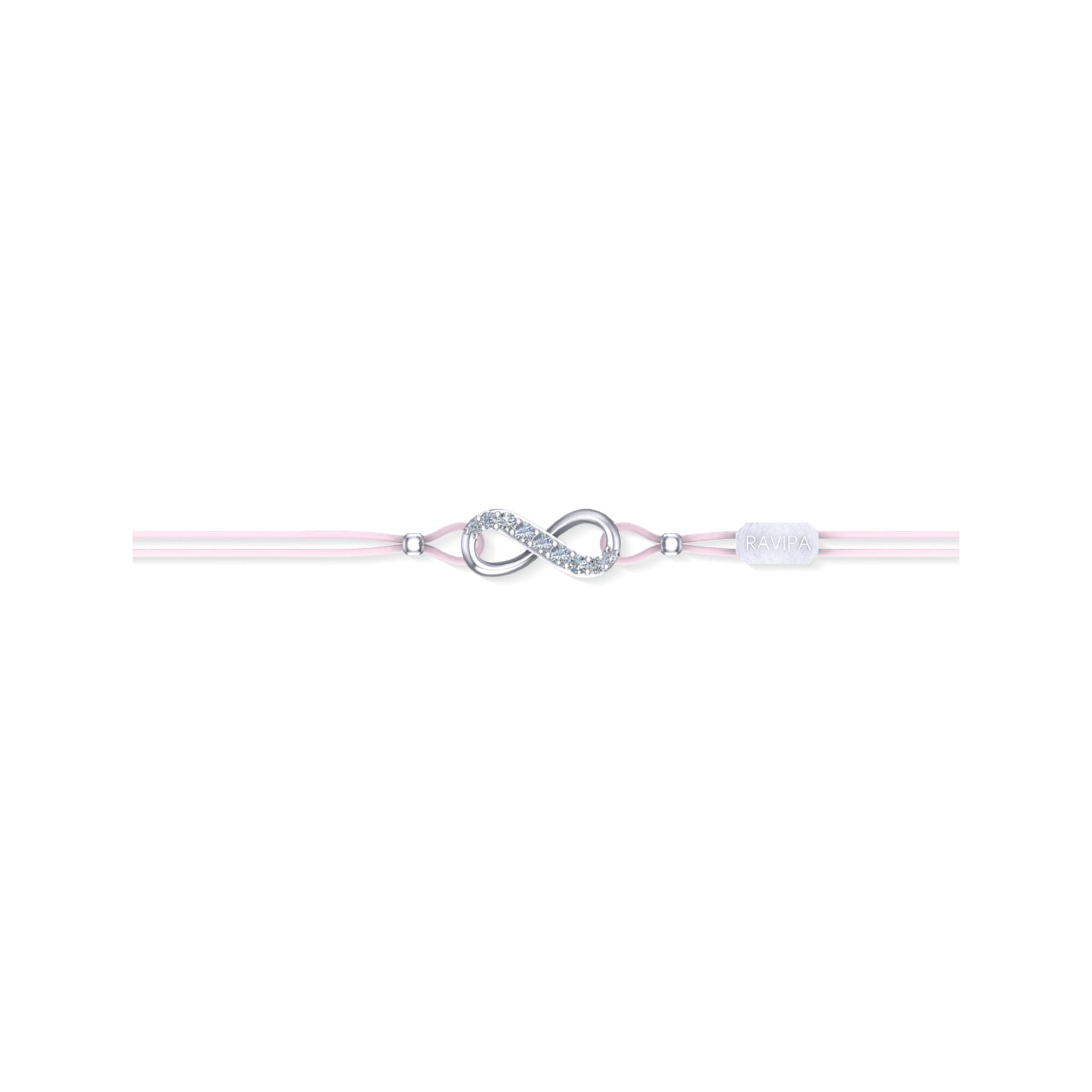 RAVIPA Diamond Unbreakable Infinity Bracelet