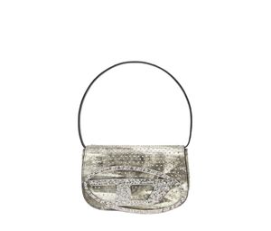 Buy Diesel 1DR Crystal-Embellished Shoulder Bag In Leather Military Green at Sasom – Authentic and Ready to Ship