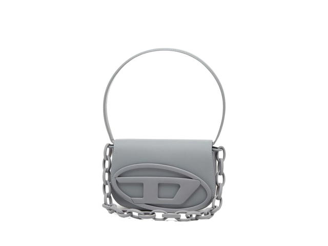 Diesel Diesel 1DR Iconic Shoulder Bag In Matte Leather Grey - view 1