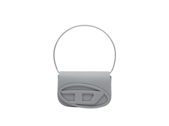 Diesel Diesel 1DR Iconic Shoulder Bag In Matte Leather Grey - view 2