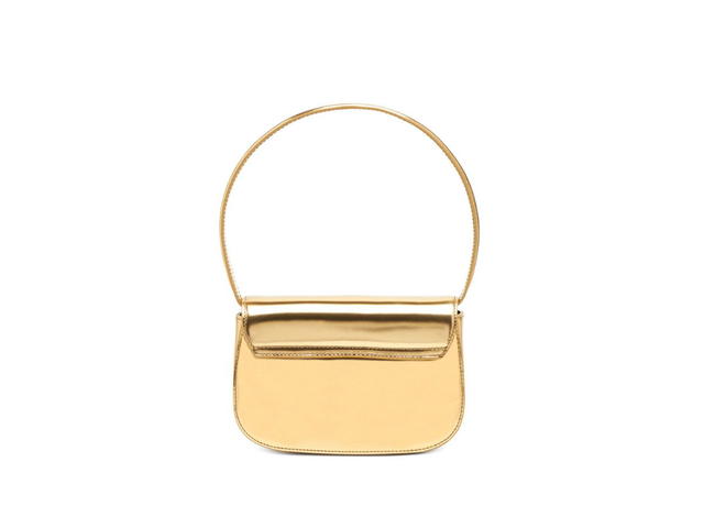Diesel Diesel 1DR Shoulder Bag In Mirrored Leather Gold - view 2