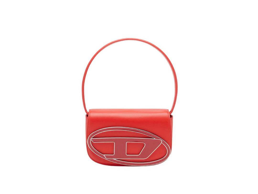 Diesel Diesel 1DR Shoulder Bag In Nappa Leather Red