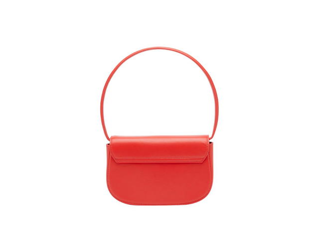 Diesel Diesel 1DR Shoulder Bag In Nappa Leather Red - view 2