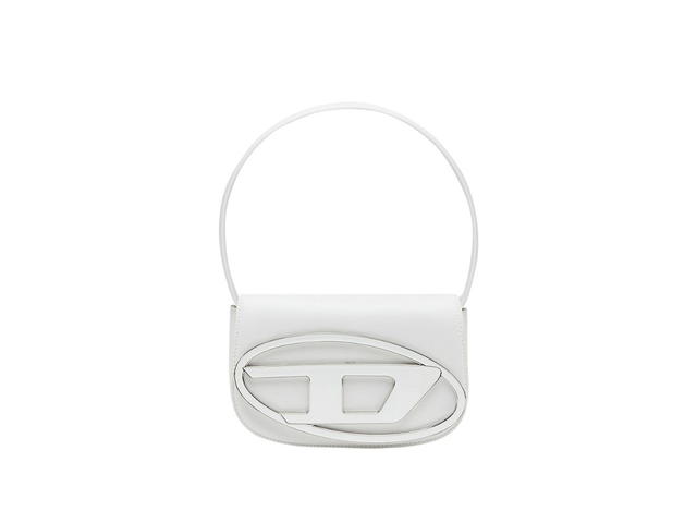 Diesel Diesel 1DR Shoulder Bag In Nappa Leather White - view 1