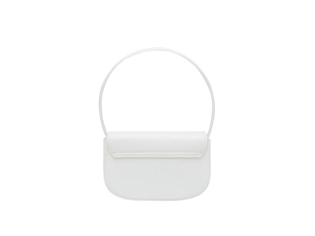 Diesel Diesel 1DR Shoulder Bag In Nappa Leather White - view 2