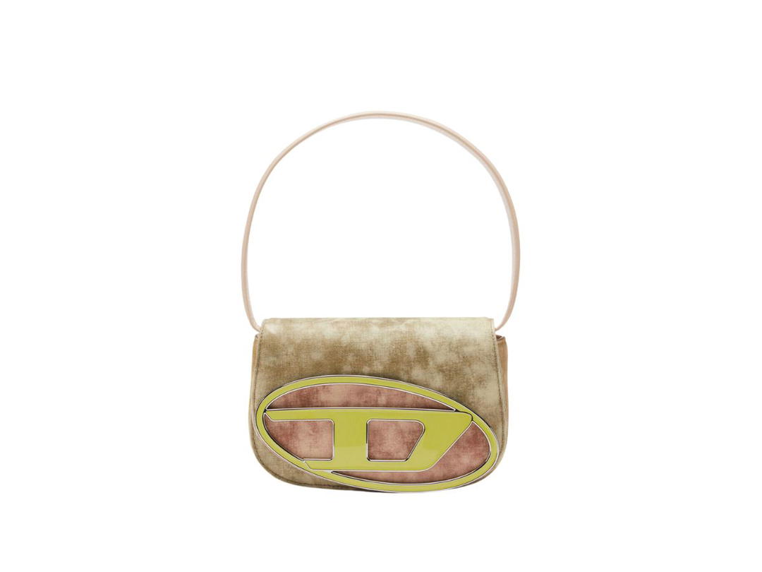 Diesel Diesel 1DR Shoulder Bag In Waxed Canvas Yellow
