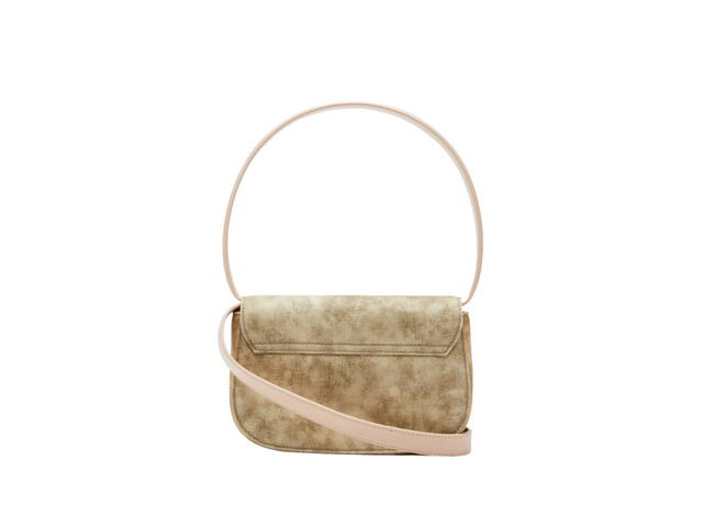 Diesel Diesel 1DR Shoulder Bag In Waxed Canvas Yellow - view 2