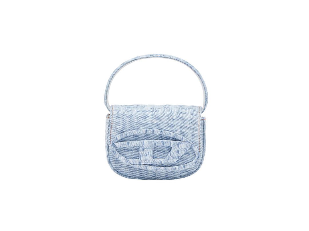 Diesel Diesel 1DR XS Mini Bag In Monogram Denim Light Blue