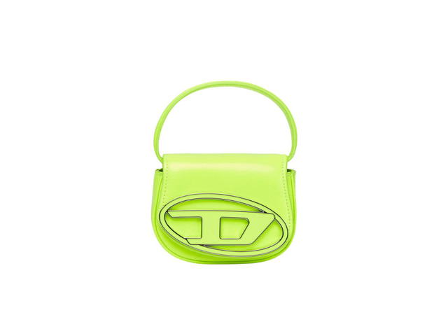 Diesel Diesel 1DR XS Mini Bag In Neon Leather Yellow Fluo - view 1