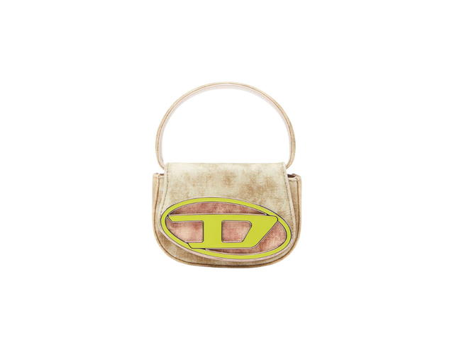 Diesel Diesel 1DR XS Mini Bag In Waxed Canvas Yellow - view 1