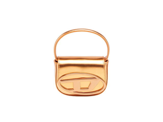 Diesel Diesel 1DR XS/S Mini Bag In Mirrored Leather Orange - view 1