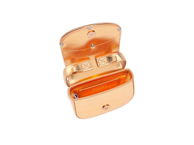 Diesel Diesel 1DR XS/S Mini Bag In Mirrored Leather Orange - view 3