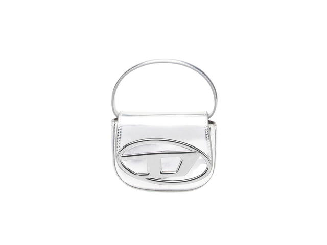 Diesel Diesel 1DR XS/S Mini Bag In Mirrored Leather Silver - view 1