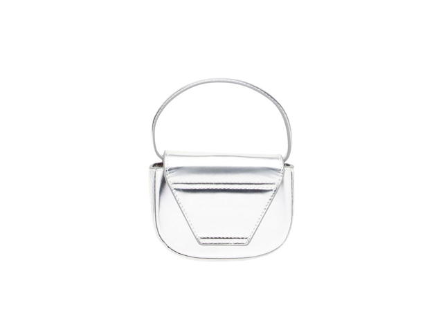 Diesel Diesel 1DR XS/S Mini Bag In Mirrored Leather Silver - view 2