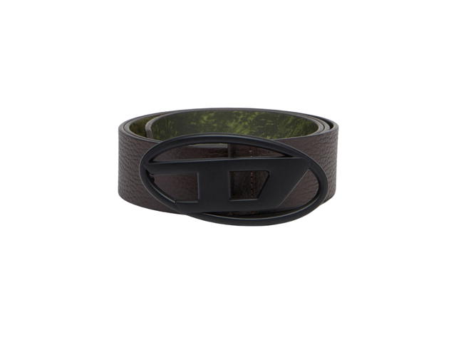 Diesel Diesel B-1DR Rev Reversible Belt In Leather And Pu With Matte-Black Buckle - view 1