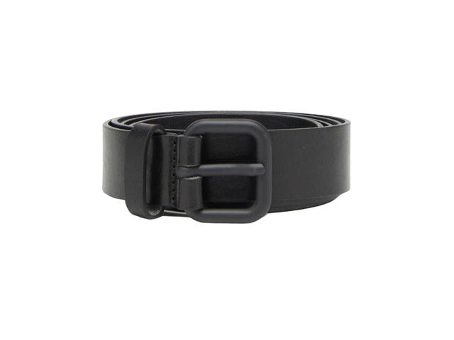 Diesel Diesel B-Inlay Leather Belt With Oval D Logo Black - view 1