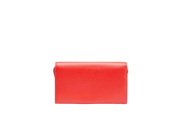 Diesel Diesel Cygnus Wallet Purse With Logo Plaque In Nappa Leather Red - view 2