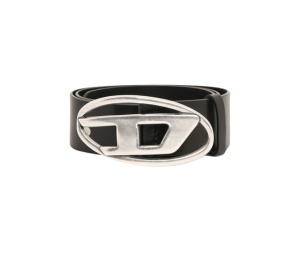 Buy Diesel Logo-Lettering Leather Belt Black at Sasom – Authentic and Ready to Ship