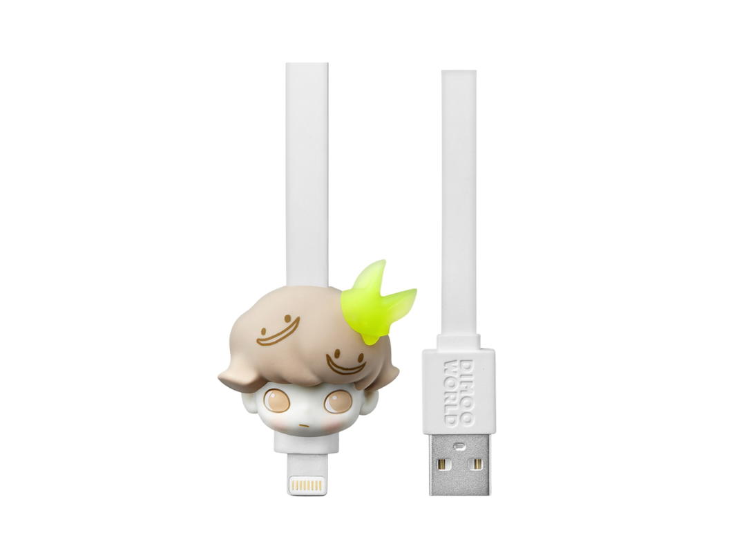 Pop Mart (เช็คการ์ด) Pop Mart Ghost (Dimoo No One's Gonna Sleep Tonight Series-Cable Line Blind Box (iPhone)