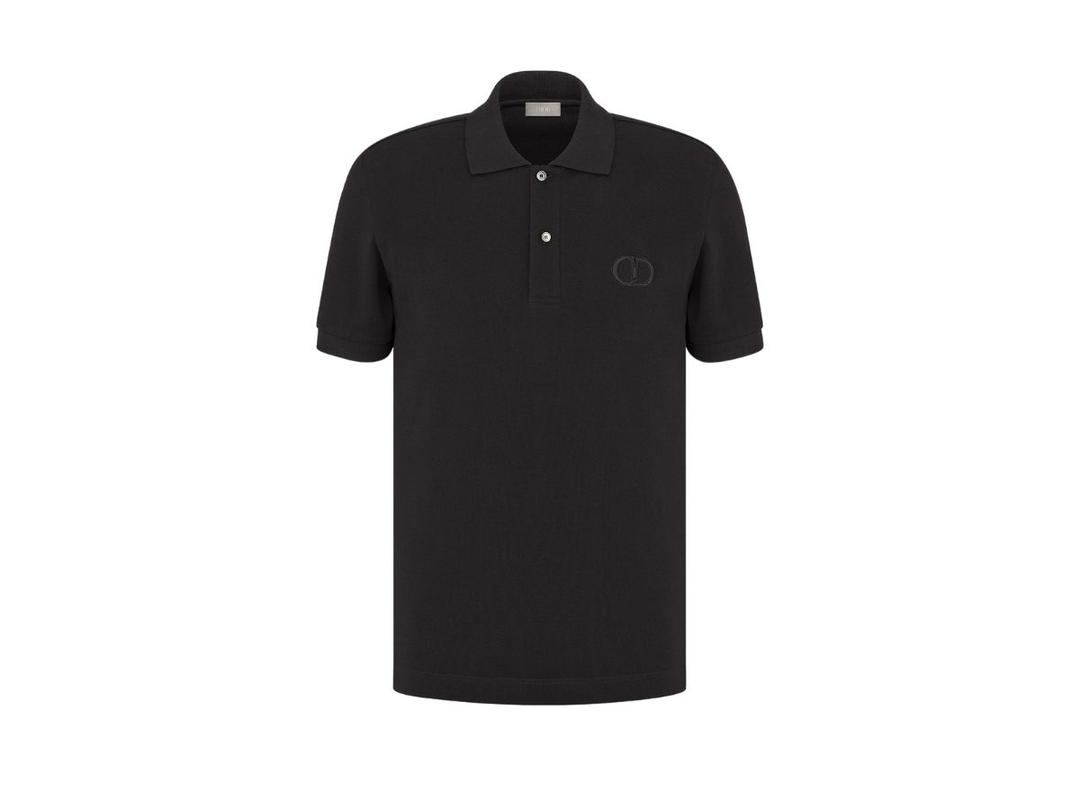 Dior Dior 'CD ICON' Polo Shirt Black