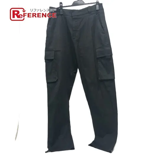 Buy Dior 013C101A3866 Logo patch Cargo Pants Apparel Pants cotton Black at Sasom – Authentic and Ready to Ship