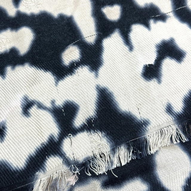 Dior Dior 14SOD141 Leopard Large format shawl Scarf silk / wool Beige - view 4