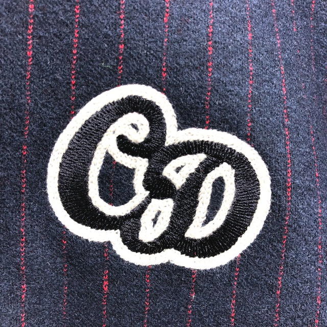Dior Dior 213J431A0738 atelier street style Blouson Jacket wool / cotton Navy - view 2
