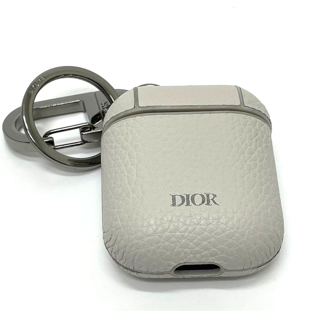 Dior DIOR 2PUKH190YUZ Logo Earphone Case AirPods Accessory Case Leather