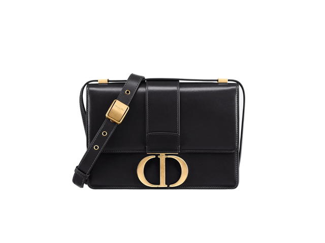 Dior Dior 30 Montaigne Bag In Calfskin With Gold Hardware Black Box - view 1