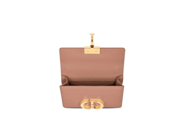 Dior Dior 30 Montaigne Bag Micro In Rose Des Vents Box Calfskin With Gold-finish Metal - view 3