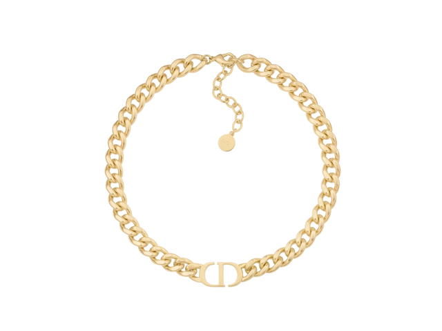 Dior Dior 30 Montaigne Choker In Gold-Finish Metal - view 1