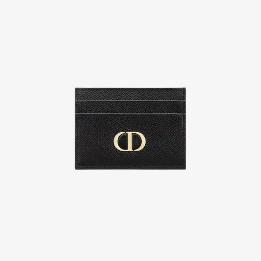Buy Dior 30 Montaigne Five Slot Card Holder Grained Calfskin Black at Sasom – Authentic and Ready to Ship