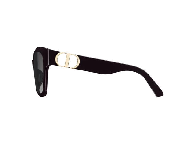 Dior Dior 30montaigne S10F Square Sunglasses In Black Acetate Frame With Gradient Gray Lenses - view 3