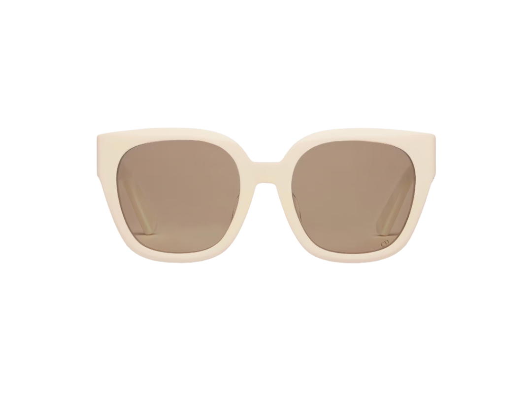 Dior Dior 30montaigne S10F Square Sunglasses In Latte Acetate Frame With Beige Lenses