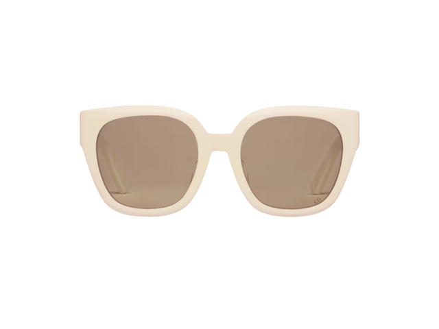 Dior Dior 30montaigne S10F Square Sunglasses In Latte Acetate Frame With Beige Lenses - view 1