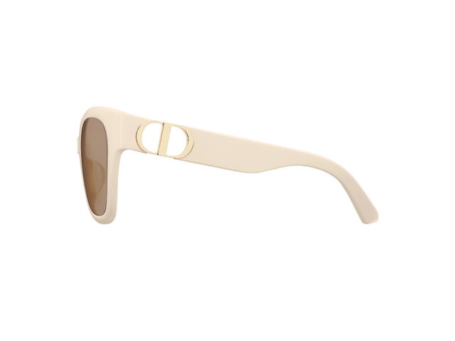 Dior Dior 30montaigne S10F Square Sunglasses In Latte Acetate Frame With Beige Lenses - view 3